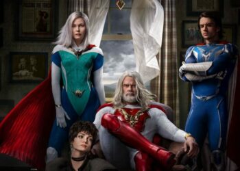 Os jovens super-heróis, ansiosos por provar seu valor, sofrem para demonstrar que estão à altura da reputação dos pais