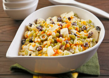 Receita de Salada de Maionese.
