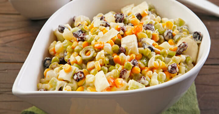 Receita de Salada de Maionese.