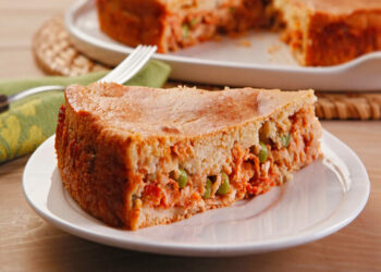 Receita de Torta de Liquidificador de Frango.