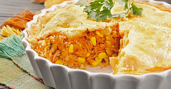 Receita de Torta Salgada com Massa Podre.