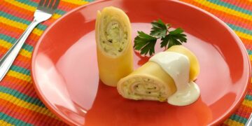 Receita de Canelone de Verão.