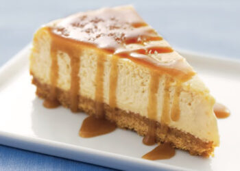 Receita de Cheesecake de Coco com Caramelo.