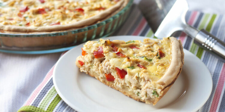 Receita de Empadão de Frango com Queijo.