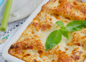 Receita de Lasanha Vegetariana.