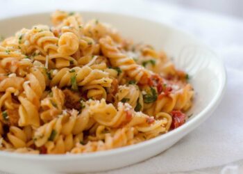 Receita de Macarrão com Bacon.