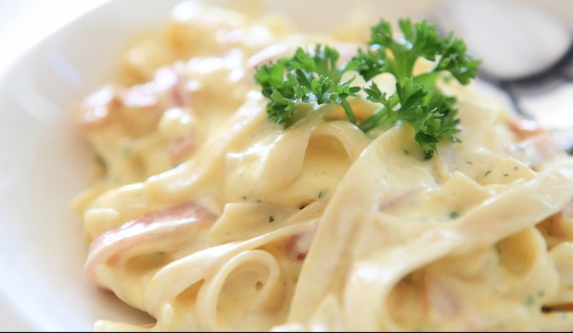 Receita de Macarrão com Creme de Leite.