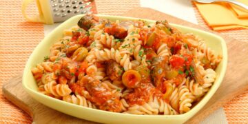 Receita de Macarrão com Sardinha.