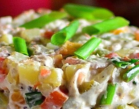 Receita de Maionese Natalina.