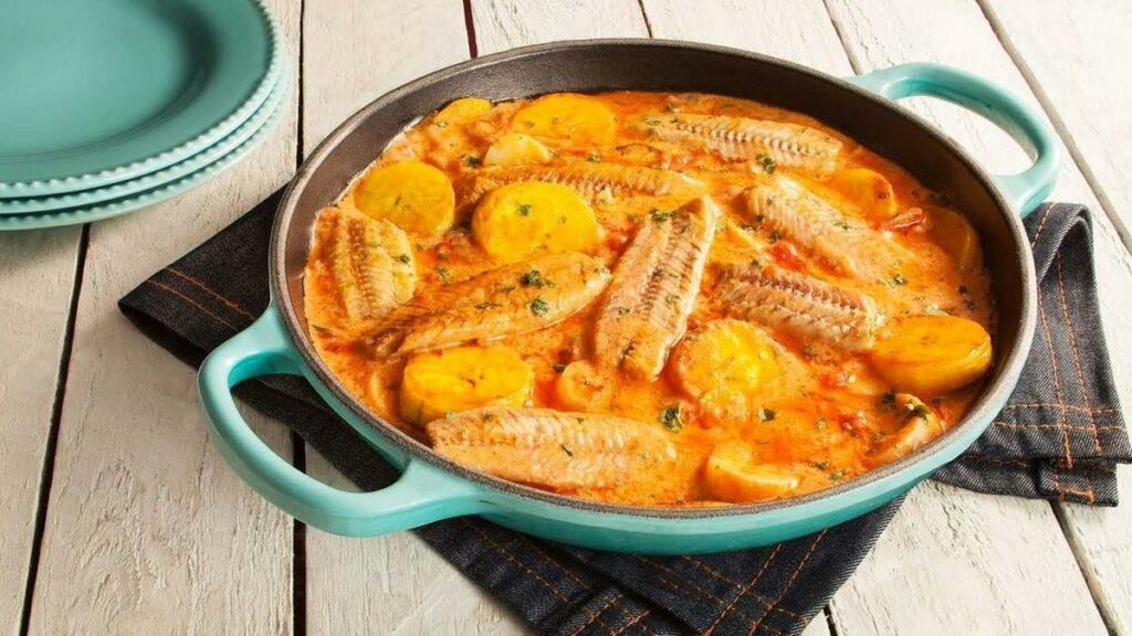 Receita de Sardinha com Banana-da-Terra.