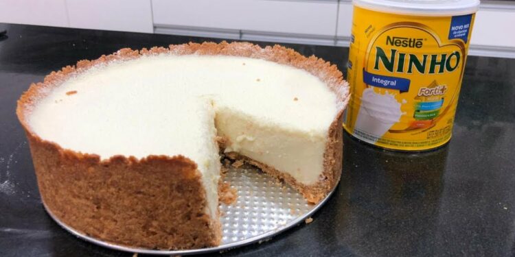 Receita de Torta de Leite em Pó.