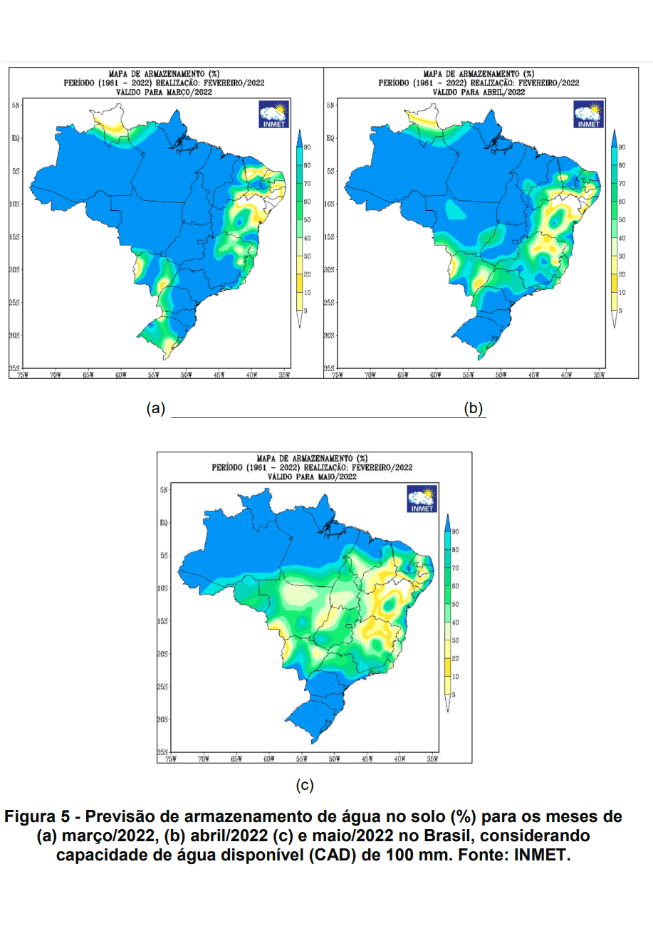 Figura 5 - Mapa do Clima para os meses de Abril e Maio de 2022