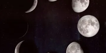 Descubra as fases da Lua hoje